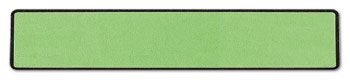 Blank Label Wide-Trak™ Instructional Label Green Autoclavable 1 X 5-3/8 Inch