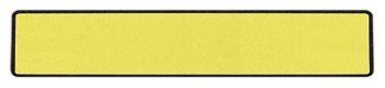 Blank Label Instructional Label Yellow Autoclavable 1 X 5-3/8 Inch