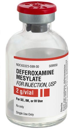 Deferoxamine Mesylate 2 Gram Injection