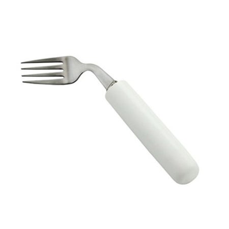Fork Weighted Silver / White Vinyl-Coated / Stainless Steel