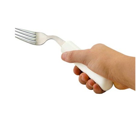 Fork Weighted Silver / White Vinyl-Coated / Stainless Steel
