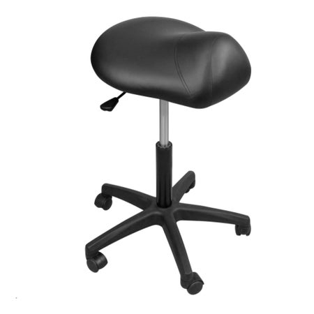 Exam Stool Without Backrest Pneumatic Height Adjustment 5 Casters Coal