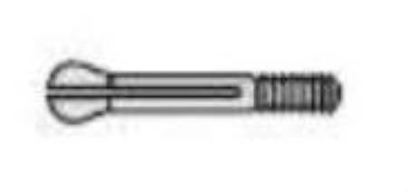 Chuck Collet Beaver™ 0.64 cm Diameter, Stainless Steel, Replacement, Sterile