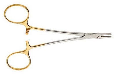 Needle Holder Vital™ Baumgartner 5-1/8 Inch - McKesson