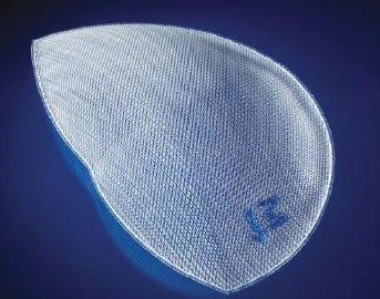 Laparoscopic Inguinal Hernia Repair Mesh 3DMAX™ Nonabsorbable Polypropylene Monofilament 5 X 7 Inch 3D White Sterile