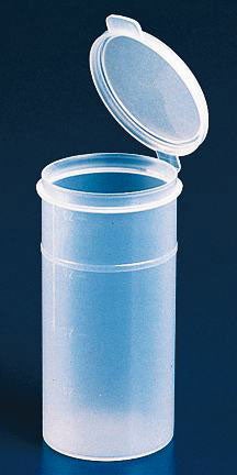 Sample Vial Fisherbrand™ Polypropylene 60 ml (2 oz.) Hinged Snap Cap
