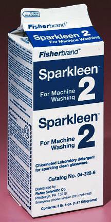 Instrument Detergent Fisherbrand* Sparkleen™ 2 Powder Concentrate 3.25 lbs. Carton Chlorine Scent