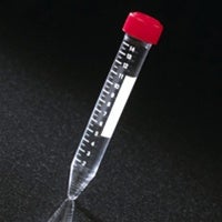 Centrifuge Tube Plain 15 mL Screw Cap Acrylic Tube