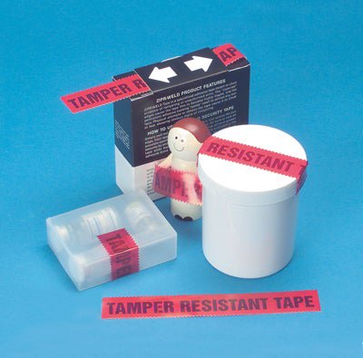 Tamper-Evident Tape HCL® 1 X 108 Inch Polystyrene