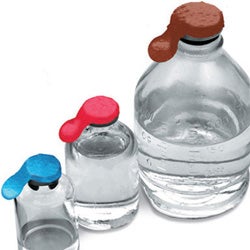 Protective Seal IVA™ Bottle Seal, Blue, Sterile