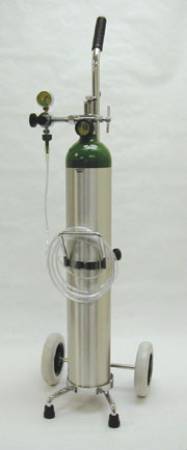 Oxygen Kit on Cart (Empty) Mada Medical Size E Aluminum