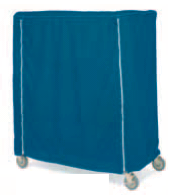 Cart Cover Metro® Mariner Blue Uncoated 200 Denier Nylon 36 L X 62 H X 18 D Inch Hook and Loop Closure