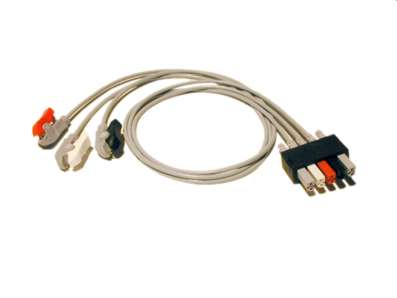 ECG Cable 24 Inch L, 3 Lead, Pinch For use with Passport 2, Passport 2Lt, Spectrum, Trio