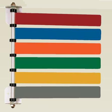 Exam Room Signal Flag Wall Mount 6 Flag 4 Inch