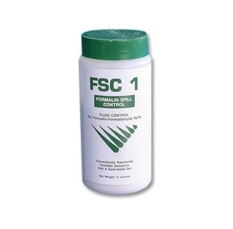 FSC-1™ Fluid Absorbent 11 oz., Shaker Bottle For Reducing Exposure to Formaldehyde Gas by Immobilizing Formalin and Transforming it into an easily Removable Semi-solid Mass