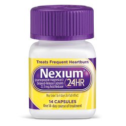 Antacid Nexium 24 HR 20 mg Strength Capsule 14 per Bottle
