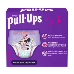Female Toddler Training Pants Pull-Ups® Size 3T to 4T Disposable Moderate Absorbency
