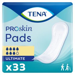 Bladder Control Pad TENA ProSkin™ Ultimate 16 Inch Length Heavy Absorbency Dry-Fast Core™ One Size Fits Most
