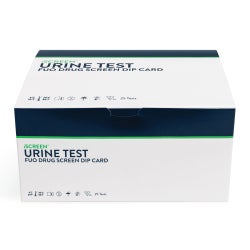 Drugs of Abuse Test Kit COC, mAMP/MET, OPI, PCP, THC 25 Tests CLIA Non-Waived