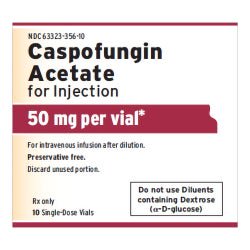 Caspofungin Acetate 50 mg Injection 50 Gram