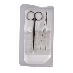 Suture Removal Kit Presource® Scissor Style Handle Straight Jaw Type Sterile Single Use