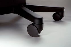 Exam Stool Ritter® 273 Value Series With Backrest Pneumatic Height Adjustment 5 Casters Cranberry