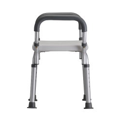 Shower Chair Nova Fixed Arms Aluminum Frame Without Backrest 15-3/4 Inch Seat Width 300 lbs. Weight Capacity