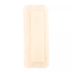Foam Dressing Cardinal Health™ Silicone Bordered Foam Lite 1-3/5 X 2 Inch With Border Film Backing Silicone Adhesive Rectangle Sterile