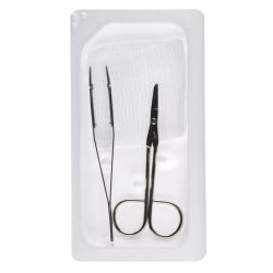 Suture Removal Kit Presource® Scissor Style Handle Straight Jaw Type Sterile Single Use