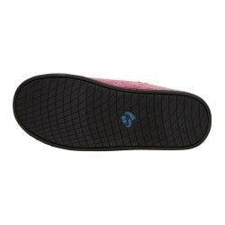 Slippers Silverts® Female Adult Size 10 / 2X-Wide Hard Sole Single Patient Use Dusty Rose
