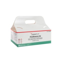 Prefilled Formalin Container Cardinal Health™ 20 mL Fill in 40 mL (1.35 oz.) Screw Cap Warning Label / Patient Information NonSterile