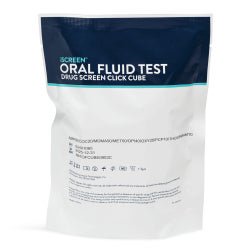Drugs of Abuse Test Kit iScreen™ Click Cube AMP50, BAR50, BUP5, BZO10, COC20, mAMP/MET50, MDMA50, MTD30, OPI40, OXY20 25 Tests For Employment / Insurance Use
