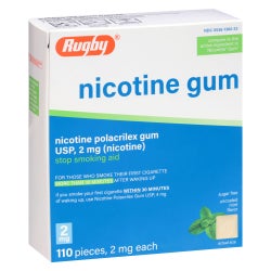 Stop Smoking Aid 2 mg Strength Gum