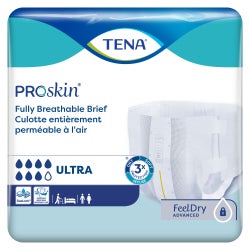 Incontinence Brief TENA® ProSkin™ Ultra Adult Large Unisex Disposable Heavy Absorbency