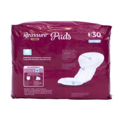Bladder Control Pad Reassure® Premium Cotton Ultimate 6-1/2 X 15 Inch Heavy Absorbency Cotton / Polymer Core One Size Fits Most