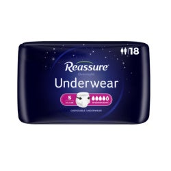 Absorbent Underwear Reassure® Overnight Pull On with Tear Away Seams Adult Medium Unisex Disposable Heavy Absorbency
