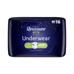 Absorbent Underwear Reassure® Premium Pull On with Tear Away Seams Adult Large Unisex Disposable Heavy Absorbency