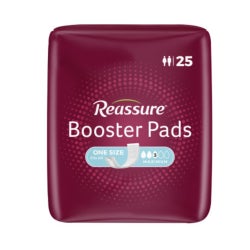 Booster Pad Reassure® Maximum 4 X 12 Inch Heavy Absorbency Polymer Core One Size Fits Most