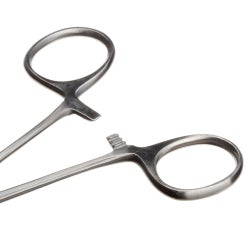 Needle Holder Instrapac® 4-7/8 Inch Length Serrated Tips Finger Ring Handle