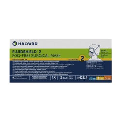 T・T・T Surgical Mask with Eye Shield FluidShield - McKesson