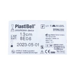 Handled Circumcision Device PlastiBell® 1.3 cm Diameter Plastic Sterile