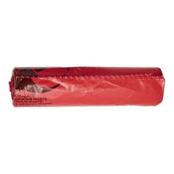 Biohazard Waste Bag McKesson Biohazard Symbol / Infectious Waste 40 to 45 gal. Red 40 X 46 Inch