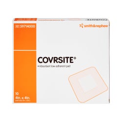 Composite Dressing Covrsite 4 X 4 Inch Square NonSterile Film Backing