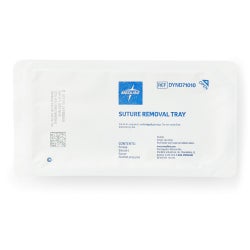 Suture Removal Kit Medline Scissor Style Handle Straight Jaw Type Sterile Single Use