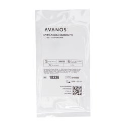 Spinal Needle AVANOS* Quincke Style 22 Gauge 3-1/2 Inch Length Sterile
