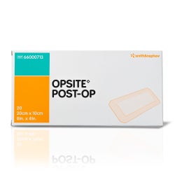 Transparent Film Dressing with Pad OpSite Post Op 4 X 8 Inch 3 Tab Delivery Rectangle Sterile