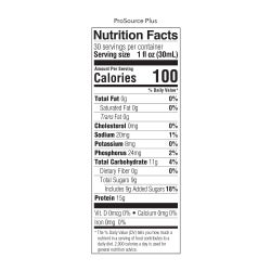 Oral Supplement ProSource® Plus Neutral Flavor Liquid 1 oz. Pouch