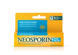 First Aid Antibiotic with Pain Relief Bacitracin / Neomycin / Polymyxin B / Pramoxine HCl Neosporin® + Pain Relief Cream 0.5 oz. Tube