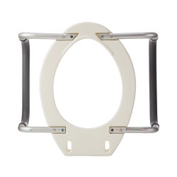 Raised Toilet Seat with Arms drive™ Premium 3-1/2 Inch Height Elongated 300 lbs. Weight Capacity