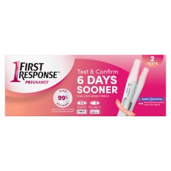 Reproductive Health Test Kit First Response® hCG Pregnancy Test 2 Tests CLIA Waived